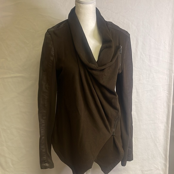 [BlankNYC] Brown faux leather jacket size M - Picture 3 of 12